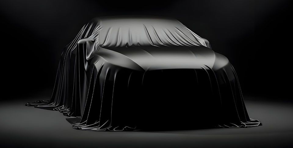 verh&uuml;lltes Fahrzeug